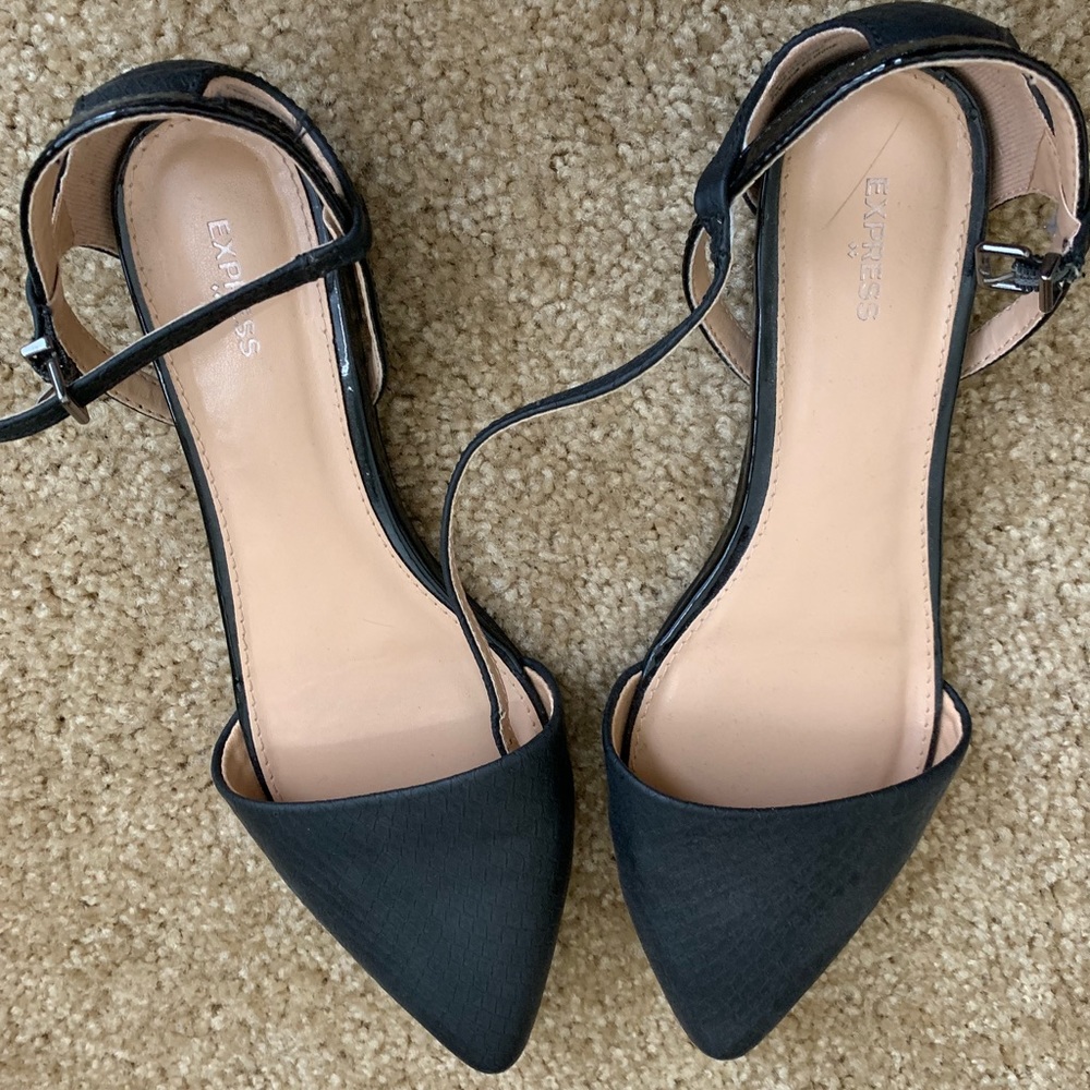 NWOT Express Ankle Strap Flat